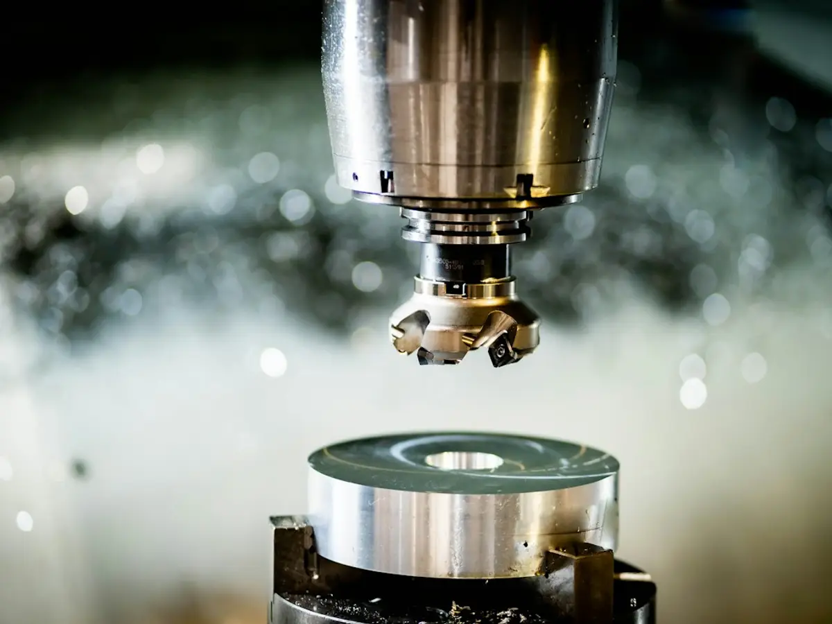 Dao phay mặt trên máy CNC cũ